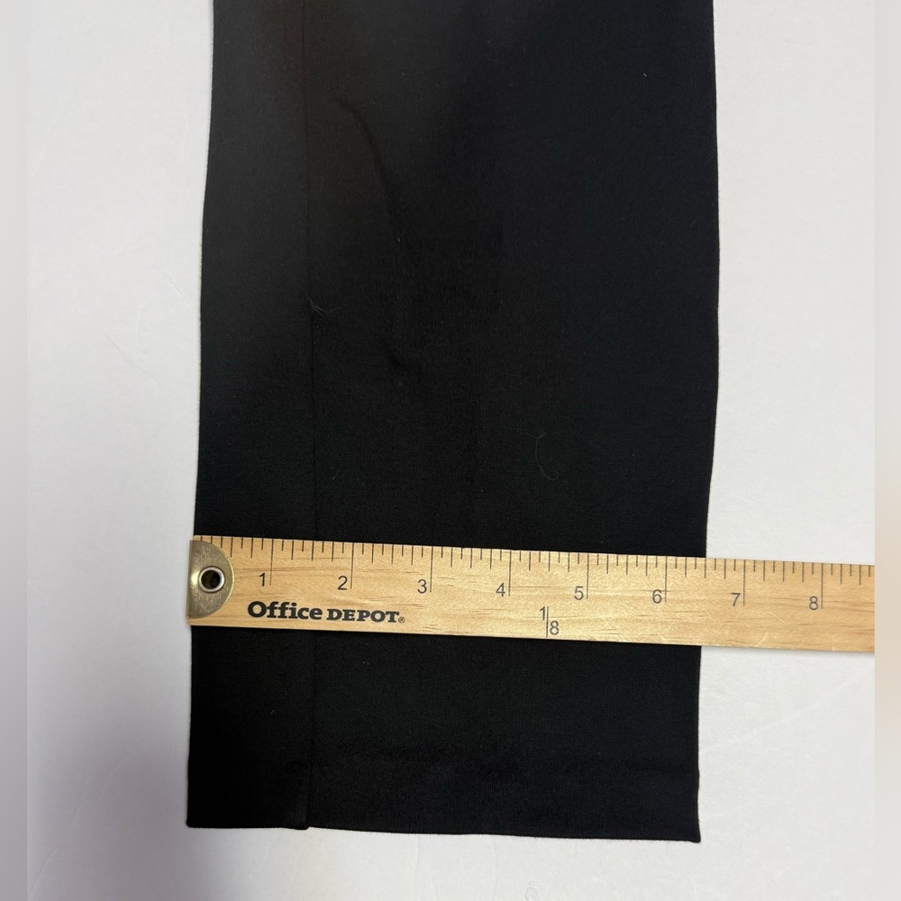SPANX Women’s Black pull on ponte tux satin side stripe Ankle Pants S - Picture 15 of 15